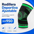 Rodillera deportiva ajustable de compresión elástica - RD$950