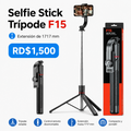 Selfie Stick Trípode F15 de 1.7 m con control Bluetooth - RD$1,500